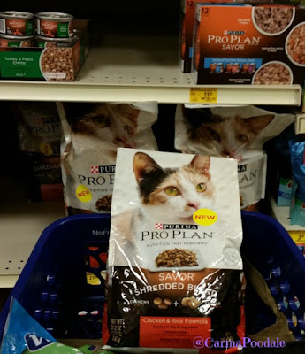 Purina Pro Plan Shredded in a cart at PetSmart