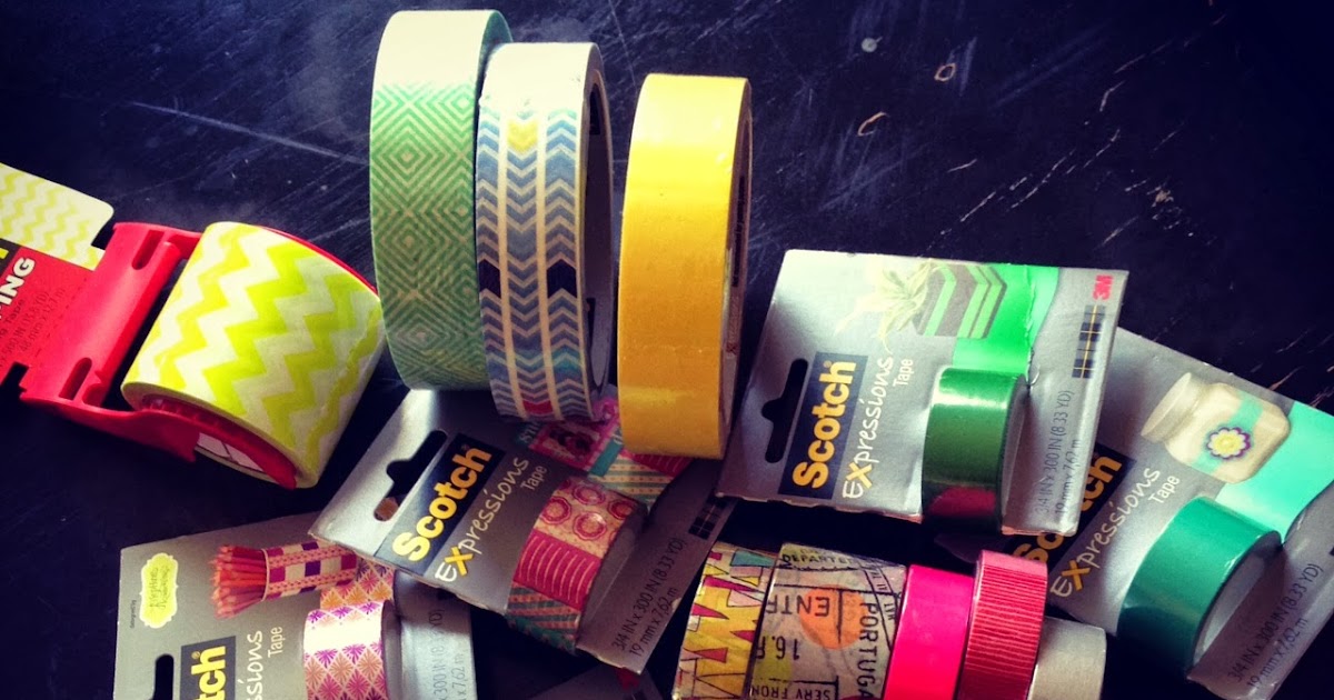 Scotch Expressions Tape Classroom DIY Ideas Apples and ABC's