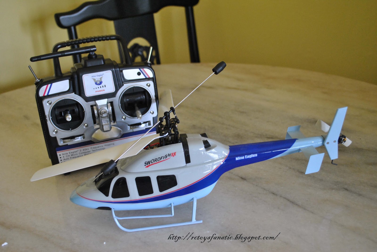 REMOTE CONTROL TOYS RC HELICOPTER SWORDFISH SX NINE EAGLES 2.4GHz