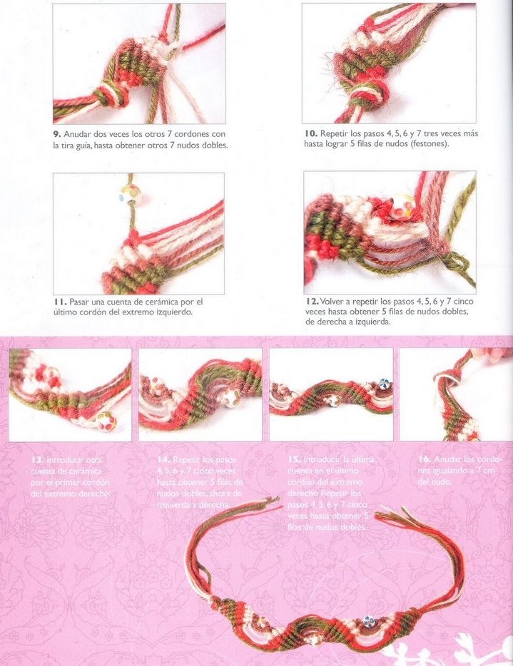 pulseras nudos pulsera de lana y nudos portal de manualidades pulseras nudos pulsera de lana y nudos portal de manualidades