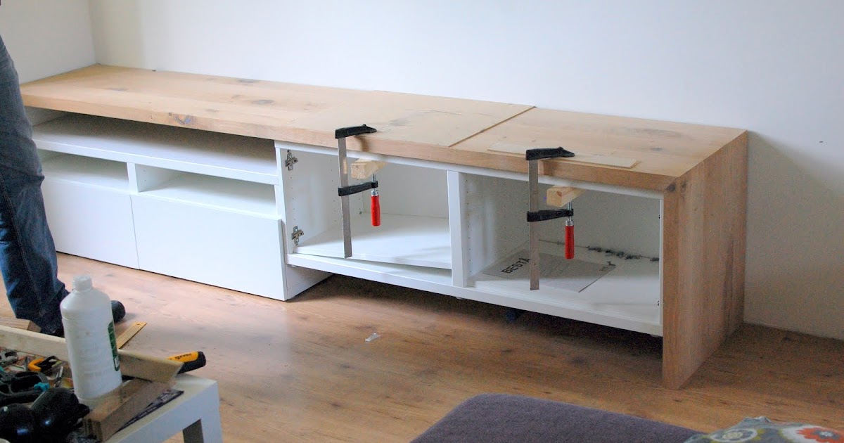 Get Home Decorating Besta tv stand with seating option