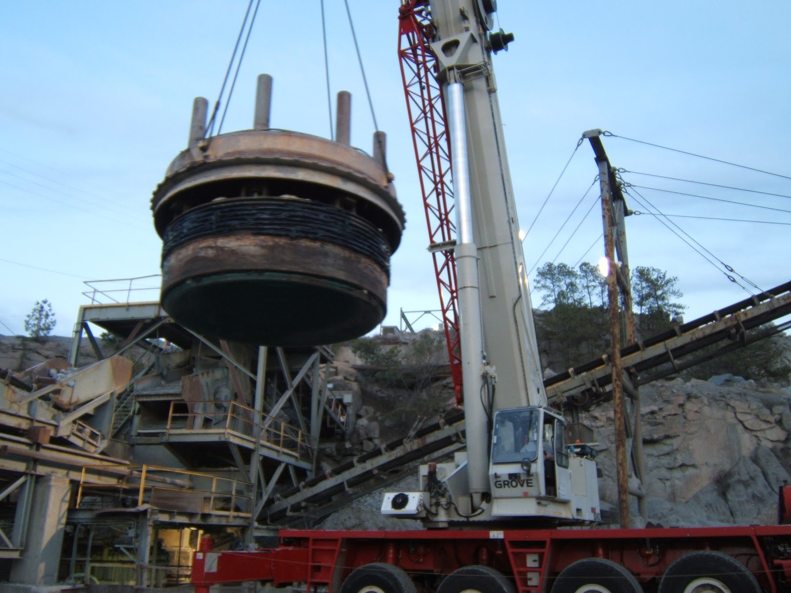 Phoenix Crane Rental Martin Marietta Quarry, Camak, GA
