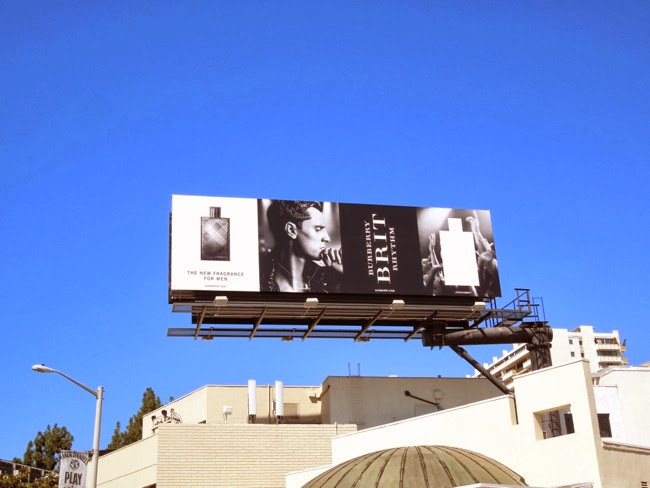 Burberry Brit Rhythm fragrance billboard Burberry Brit Rhythm fragrance billboard