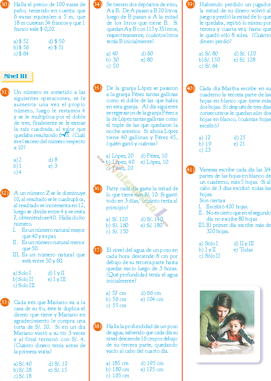 Problemas de matematica pdf