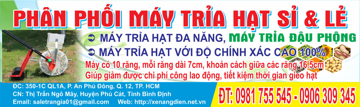 Máy trỉa đậu cầm tay 