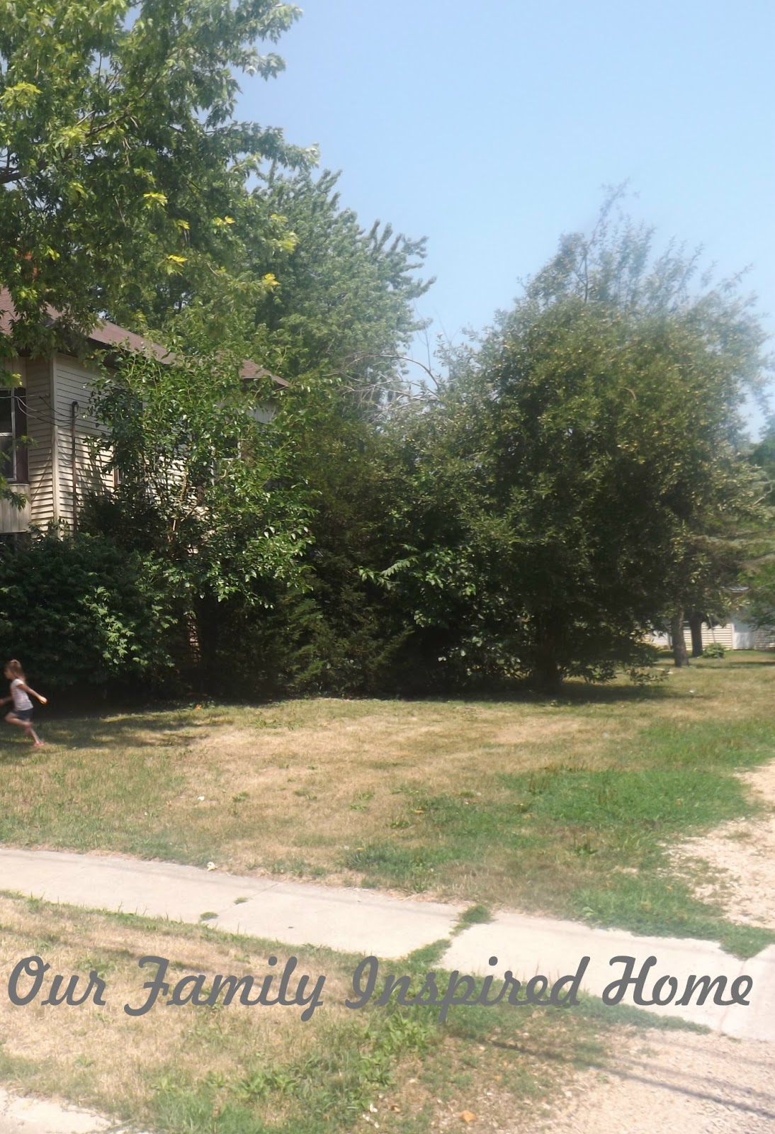 Our Family Inspired Home Cutting Down The Bushes