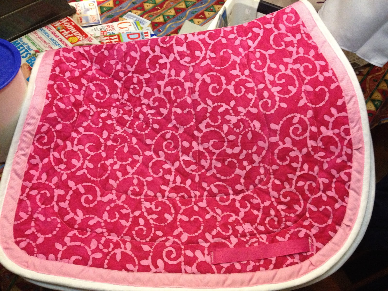 Against My Better Judgement HandyDandy Super Easy Fun Saddle Pad