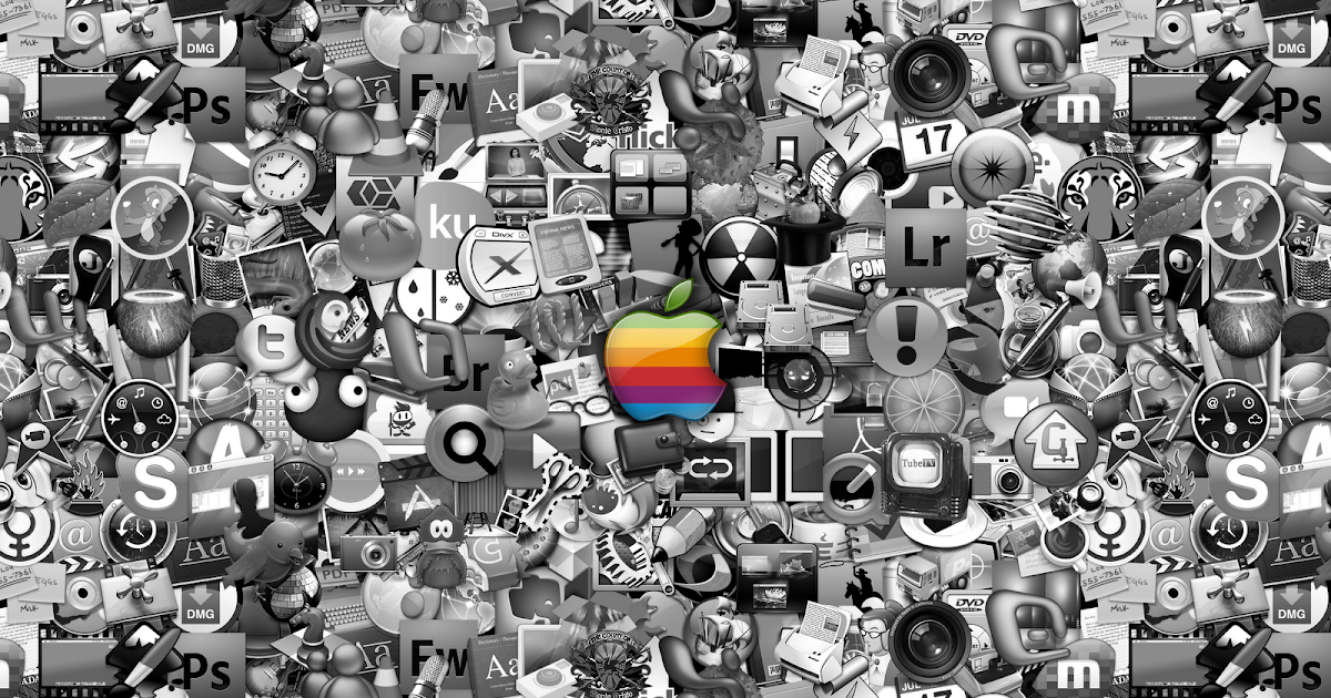 Apple Mac Icons Wallpaper | Wallpaper Mansion