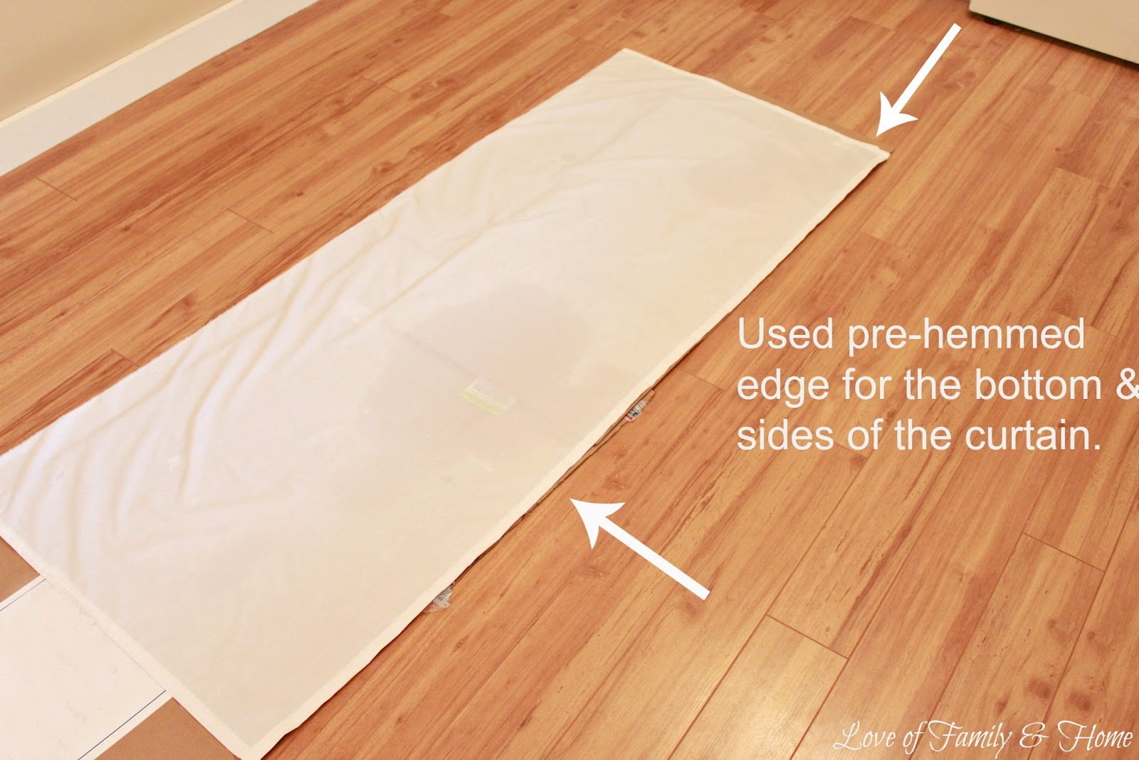 Diy Painted Cafe Curtain Tutorial Love Of Family Home