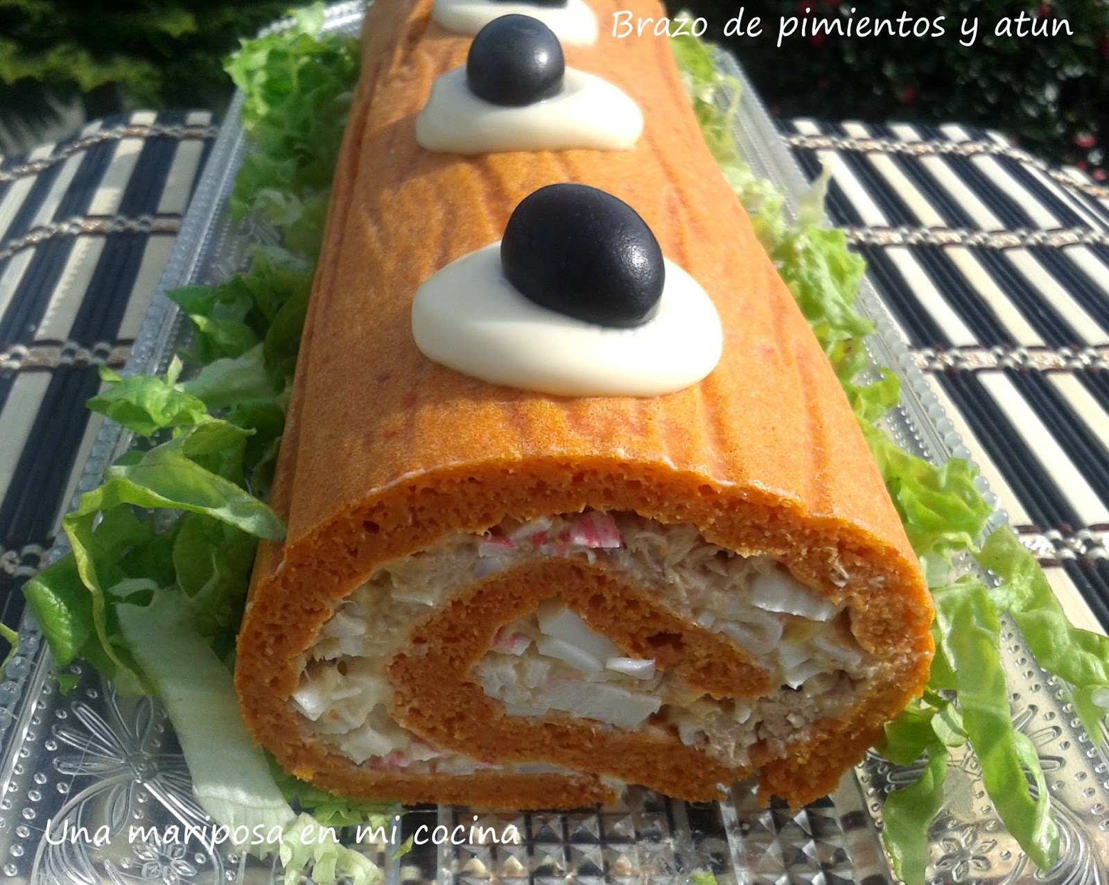 Brazo De Pimientos Y Atun
