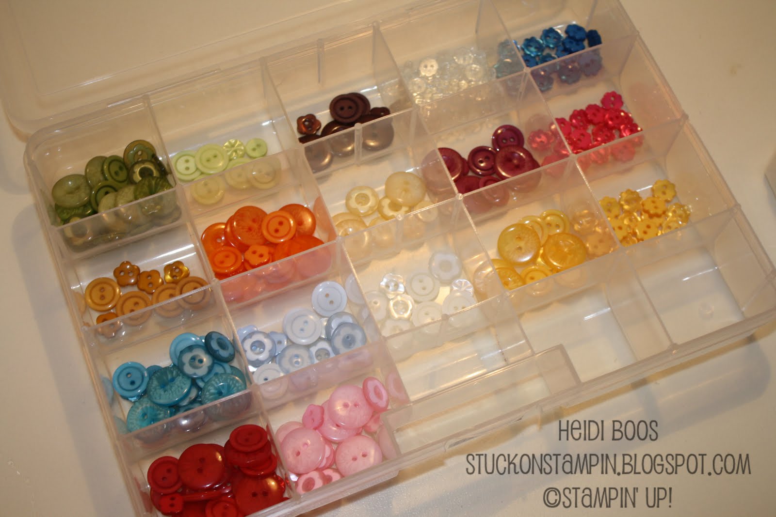 Stuck on Stampin' Tuesday Tip storing your embellishments