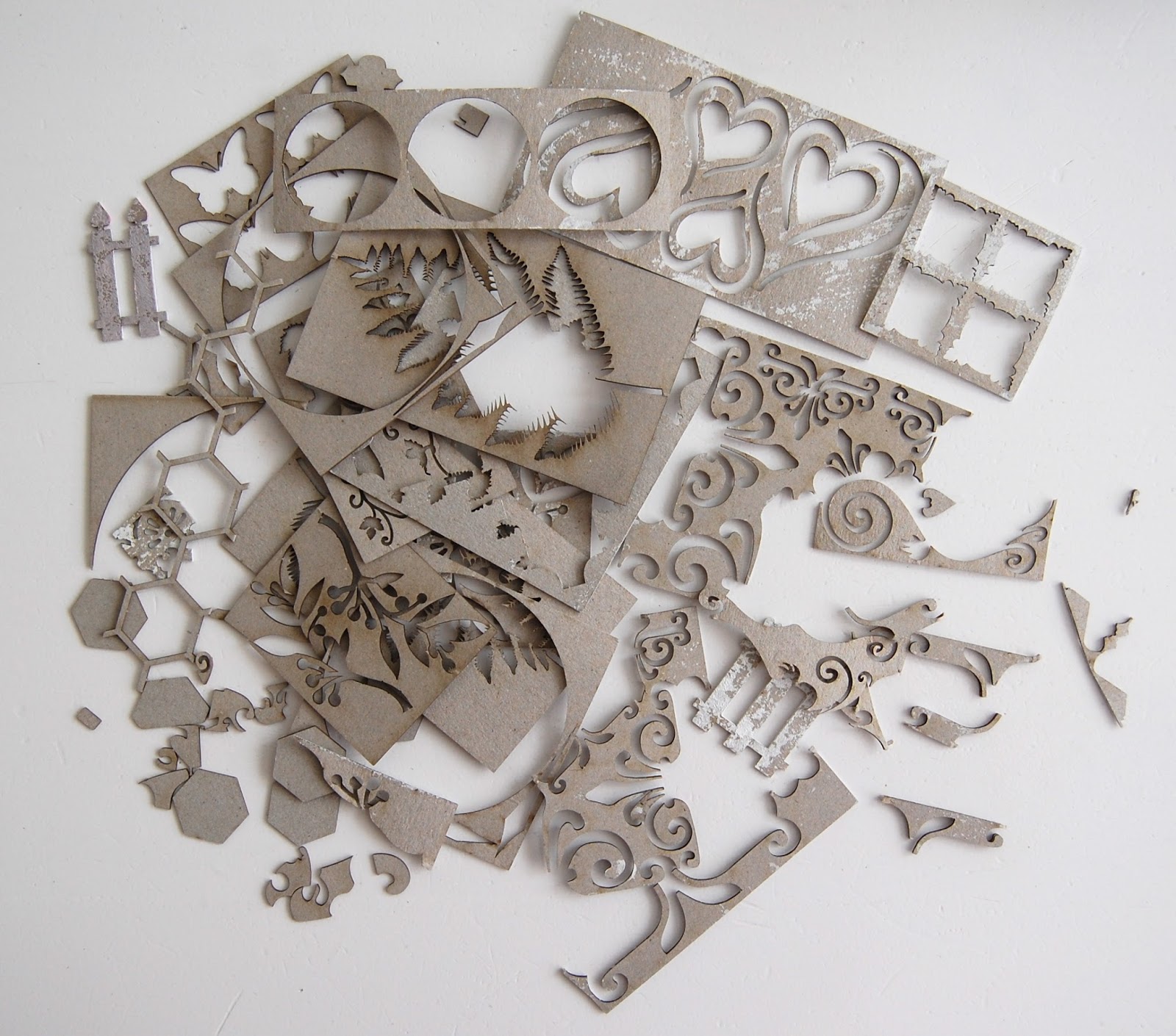 Ingrid's place tutorial leftover chipboard