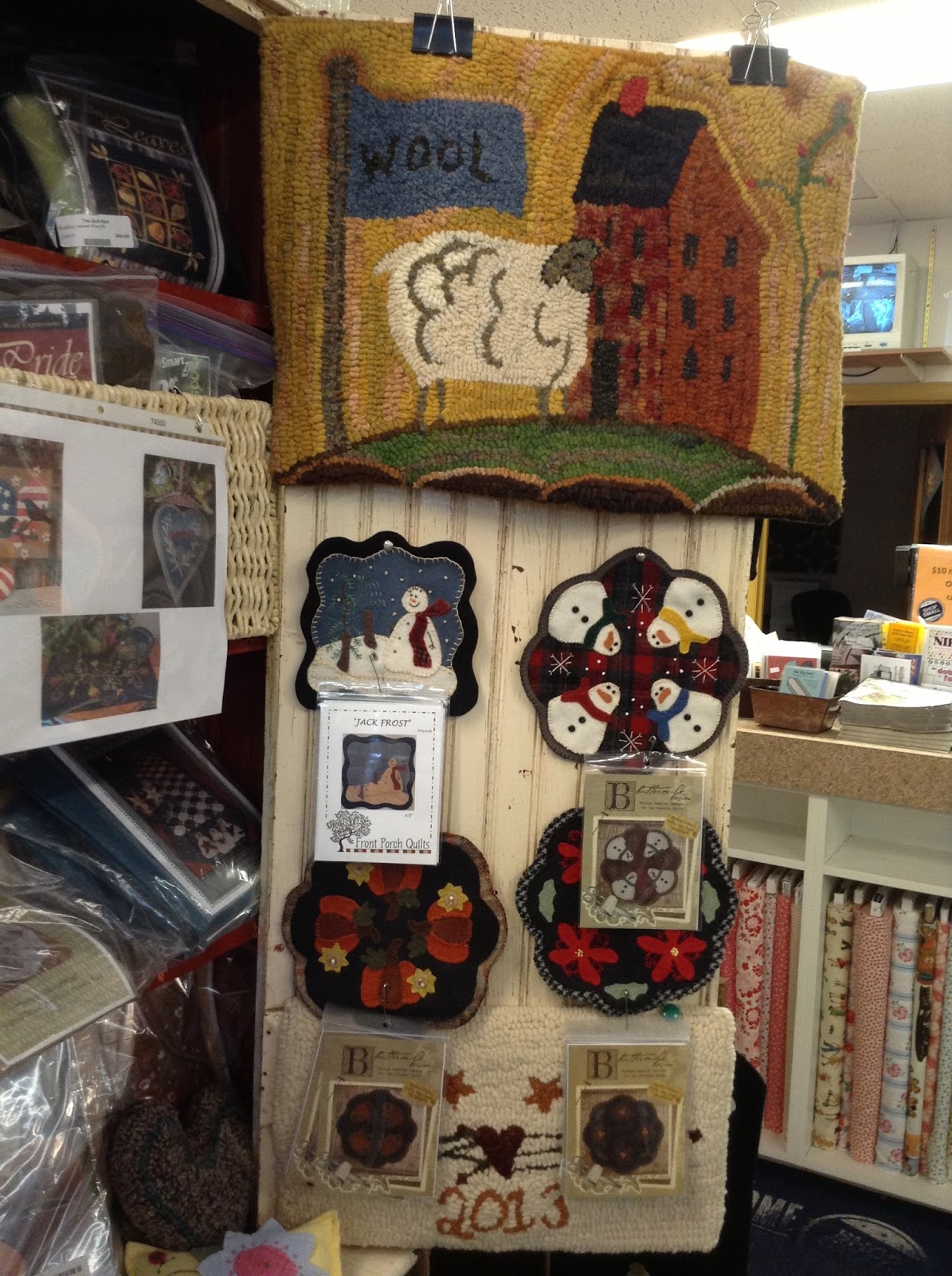Timeless Traditions The Quilt Rack and Wool Cubby.....