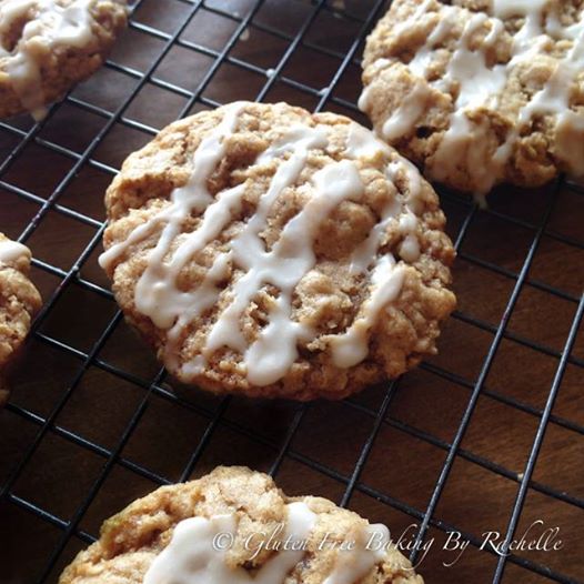 Gluten Free Baking By Rachelle Gluten free Vegan Iced Oatmeal Cookies