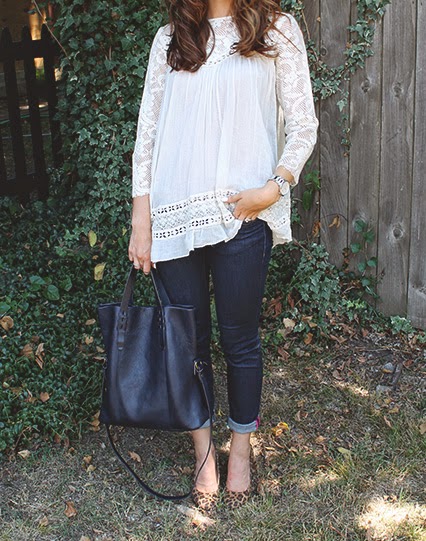golden age top, free people, peasant top, free people tunic, dylan tote, navy leather tote 