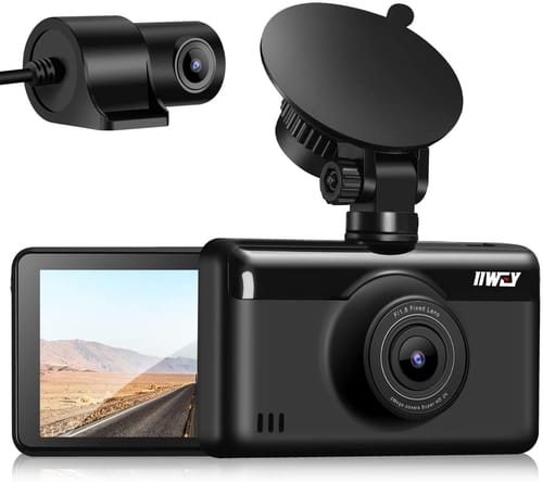 Review iiwey 2K Dash Cam Front and Rear