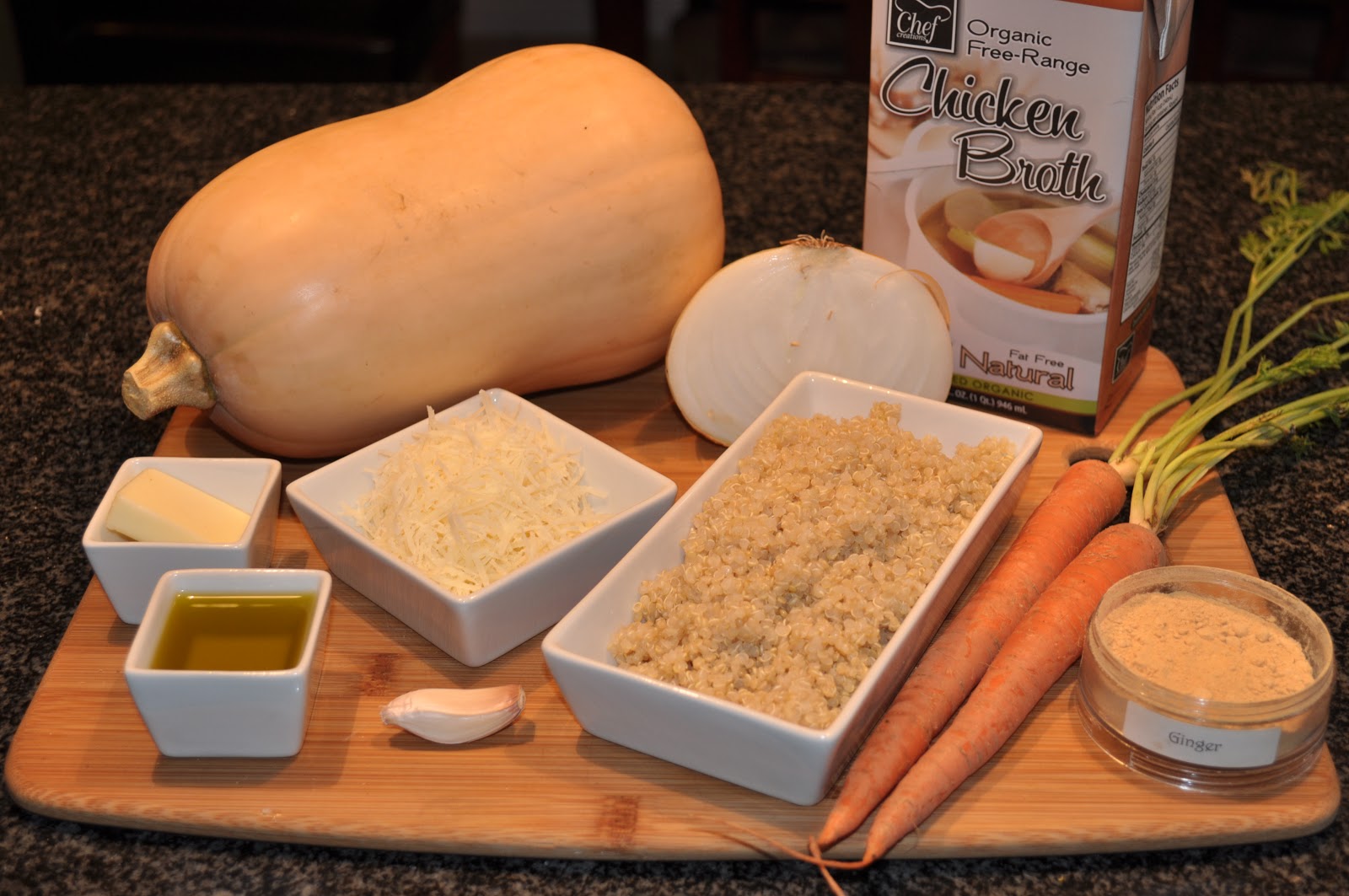 One Classy Dish Roasted Butternut Squash & Quinoa soup