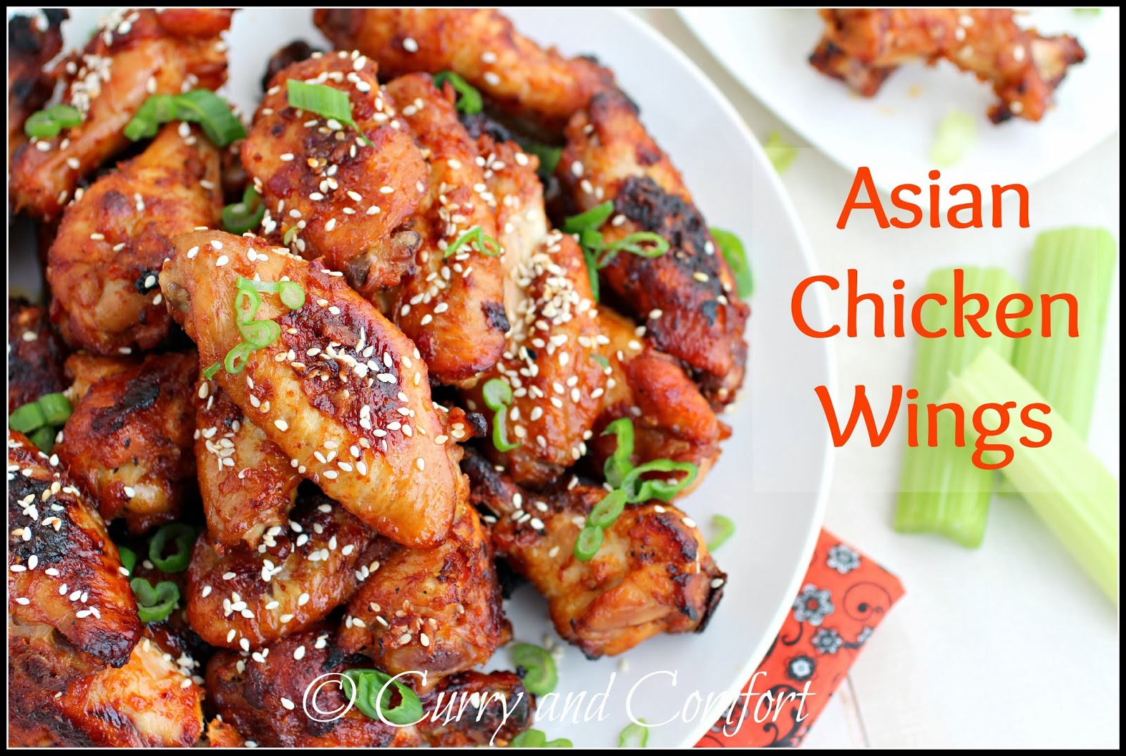 Kitchen Simmer Asian Apricot Glazed Chicken Wings