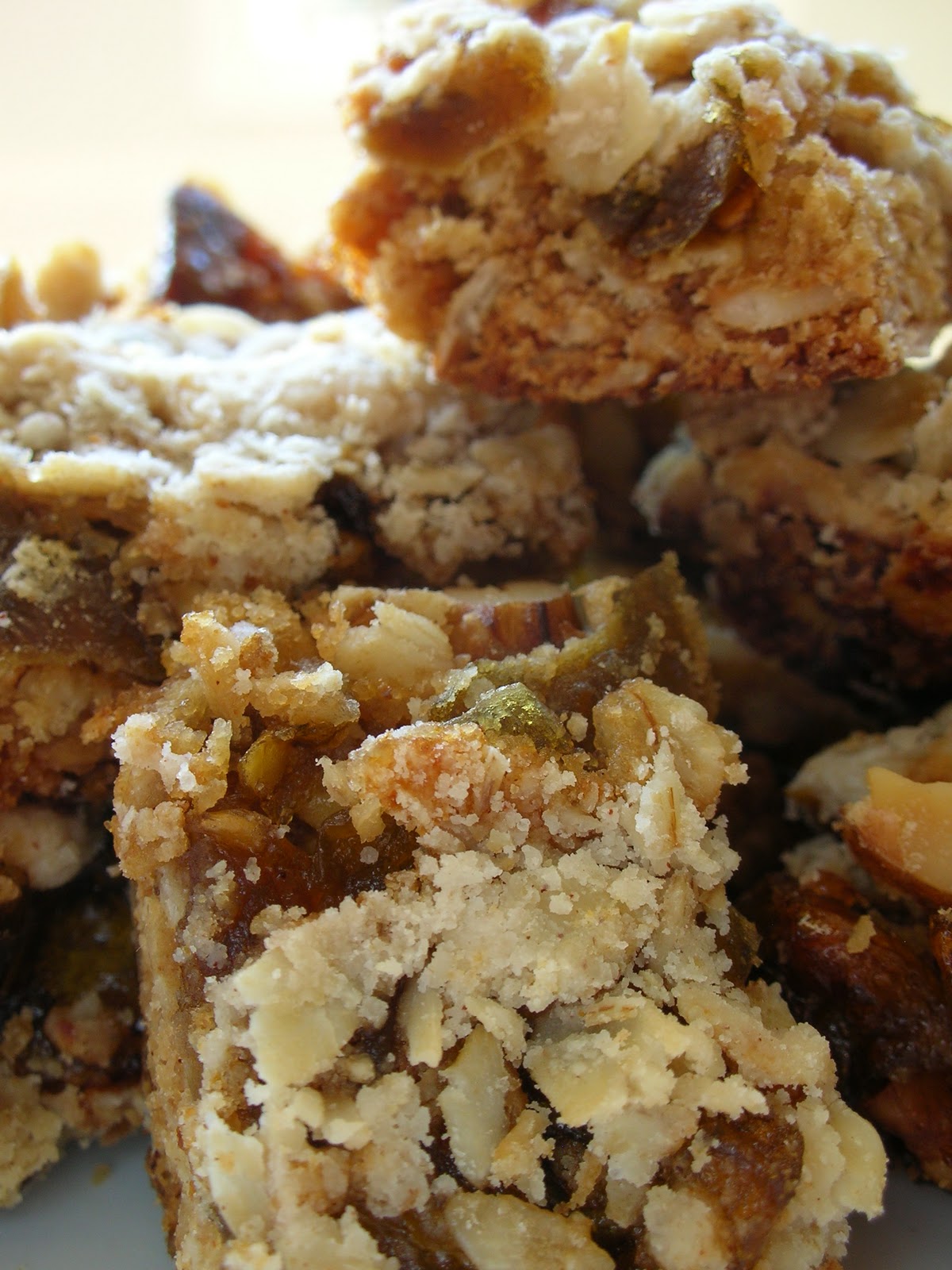 Basil Green Tomato Bars