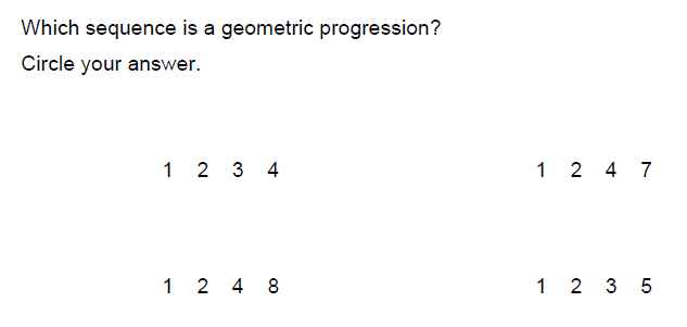 Printables Geometric Sequence Worksheet resourceaholic new gcse sequences the sample assessment materials provide two examples of geometric progression questions this question appeared on aqa paper 2 for both foundation and