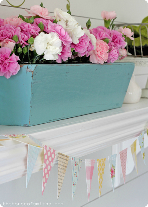 Spring Shelf Decorating + Spring Fling Link Party!