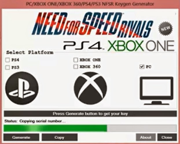 Need For Speed Rivals Serial Key Free Download