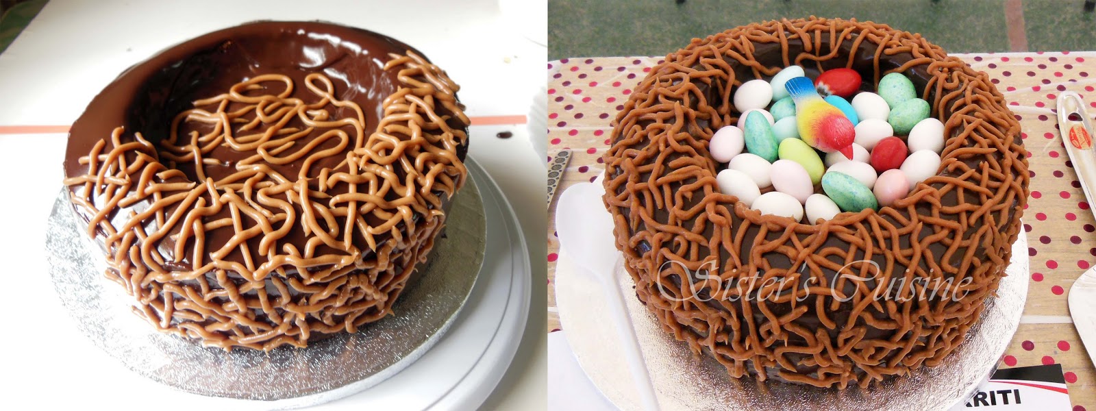Sister's Cuisine BIRD NEST CAKE