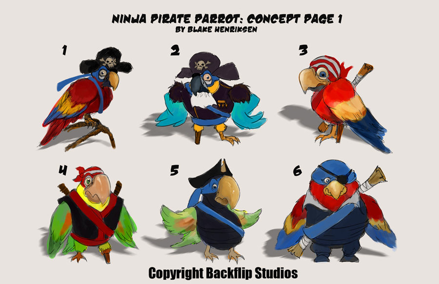 Ninja Parrot
