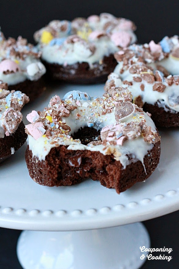 Tobins' Tastes Baked Cadbury Egg Donuts