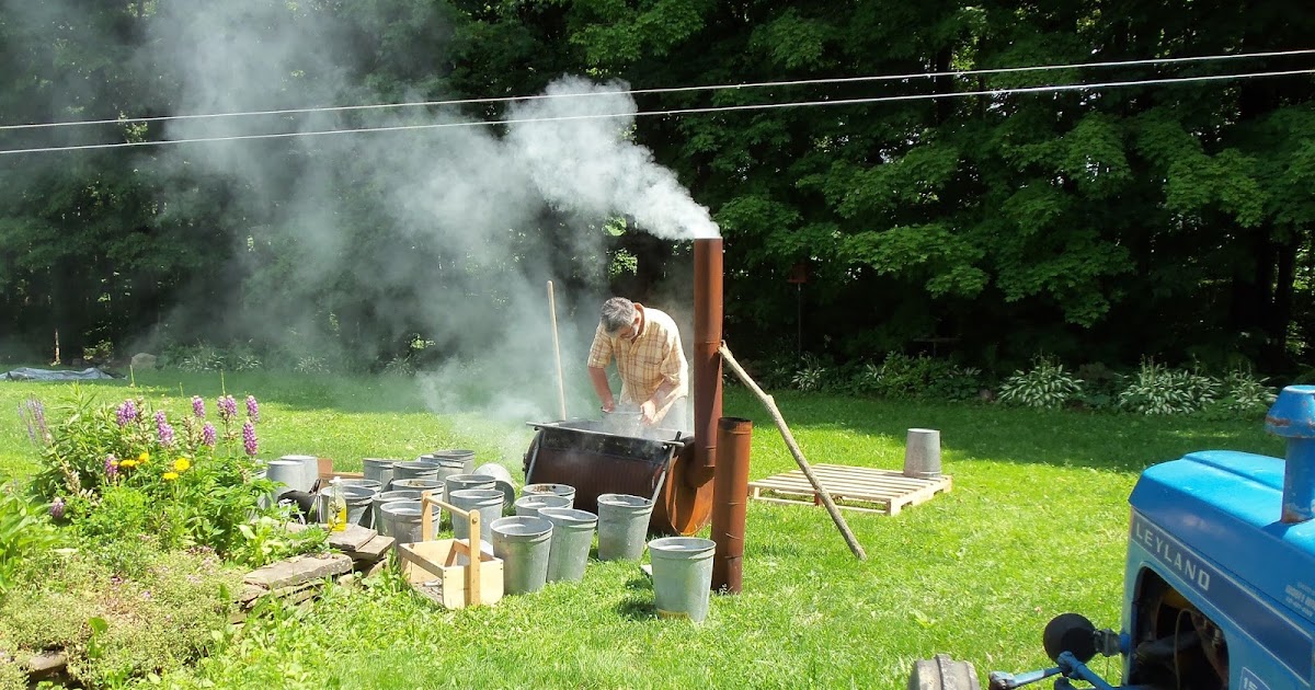The Deliberate Agrarian Cleaning Sap Buckets inAlmostJuly