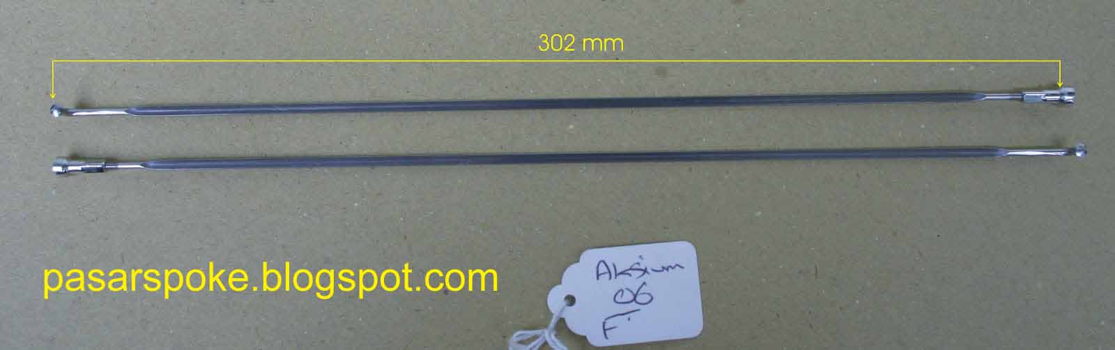 Replacement Spokes Replacement spokes for Mavic Aksium 2006 2007 Rear Silver