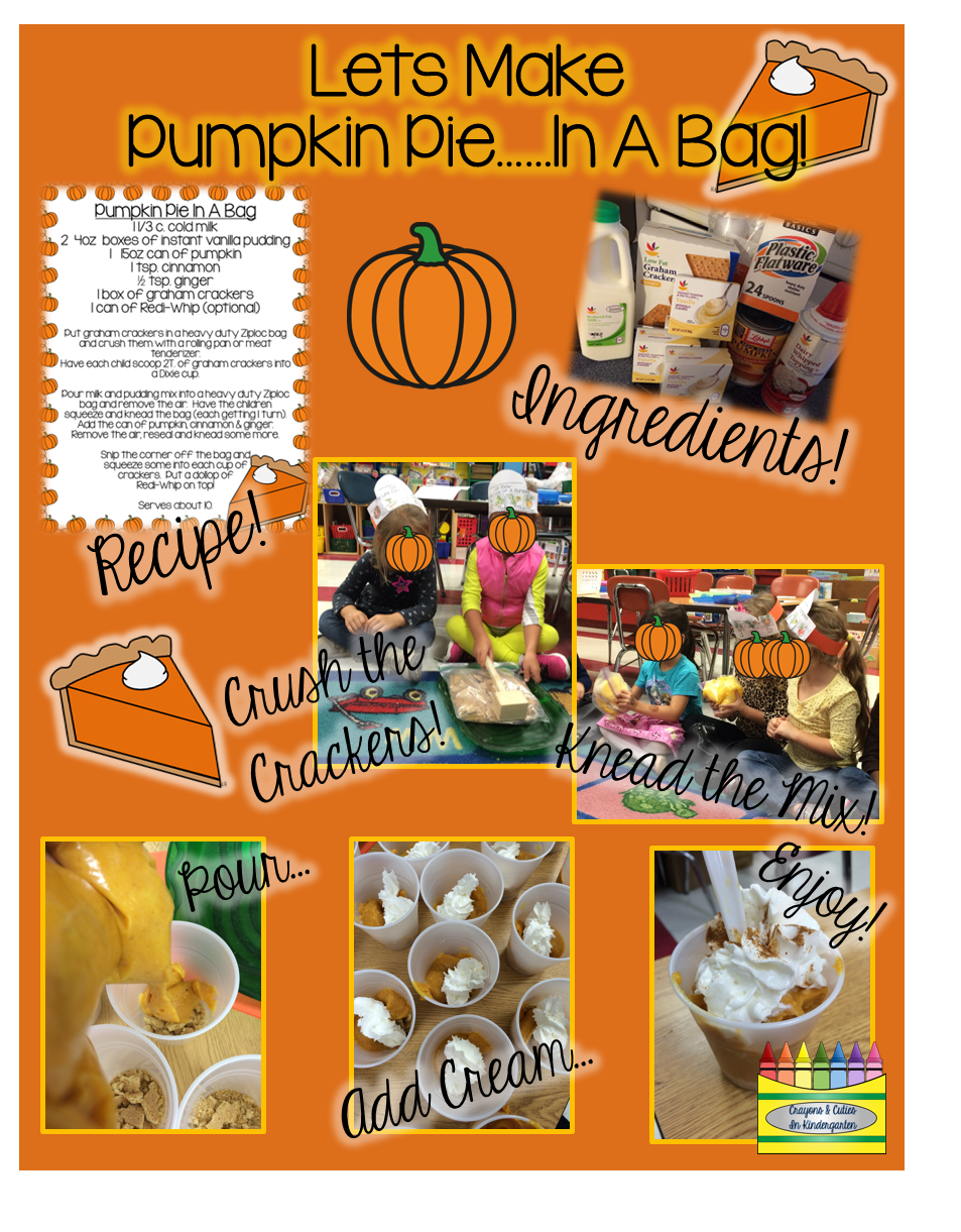The Primary Pack Pumpkin Pie In A Bag!