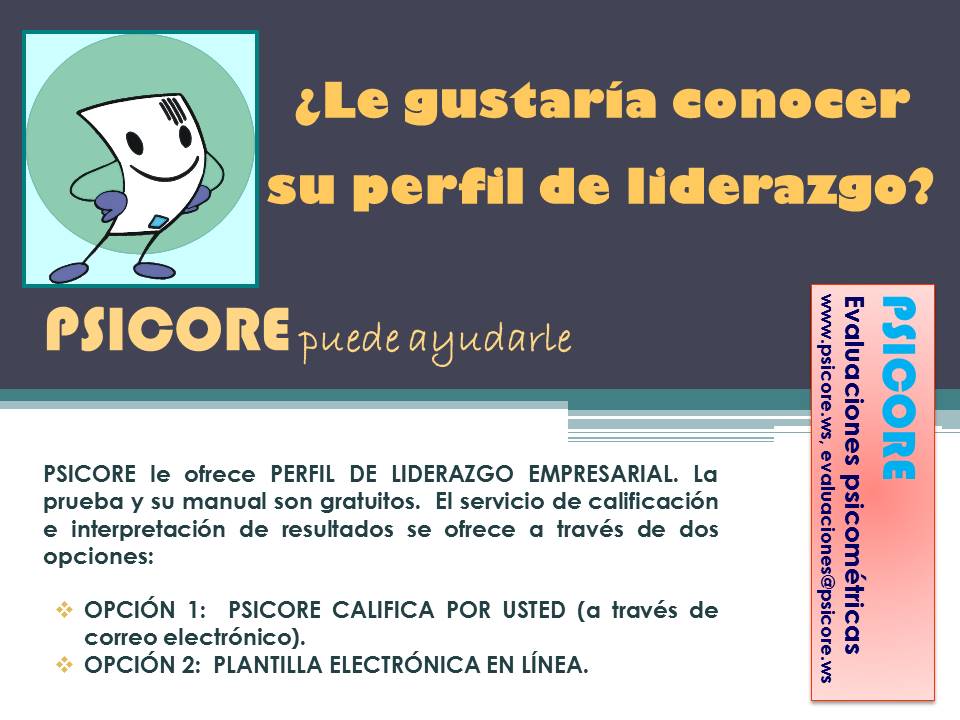 ¿Le gustaría conocer su perfil de liderazgo?