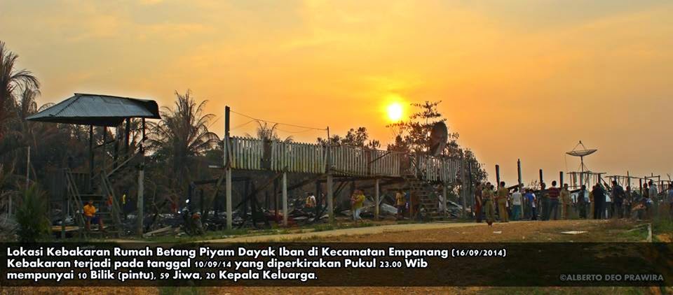 Download this Rumah Betang Sungai Uluk Palin Terbakar picture