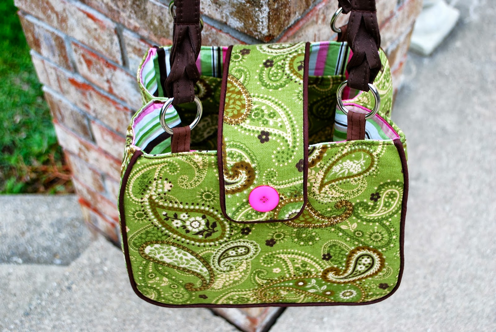 Roonie Ranching Girly handbag with piping