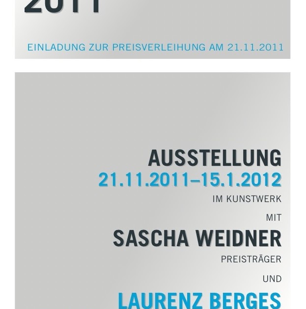Blackboard Stiftungs Preis Fur Fotokunst 2011