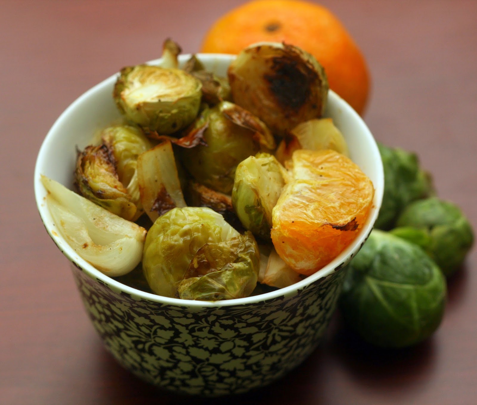 Recipes by Rachel Rappaport Roasted Brussels Sprouts and Tangerines