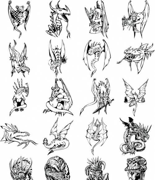 Free Tattoo Dragons Tatuajes De Dragones Mediafire Gratis