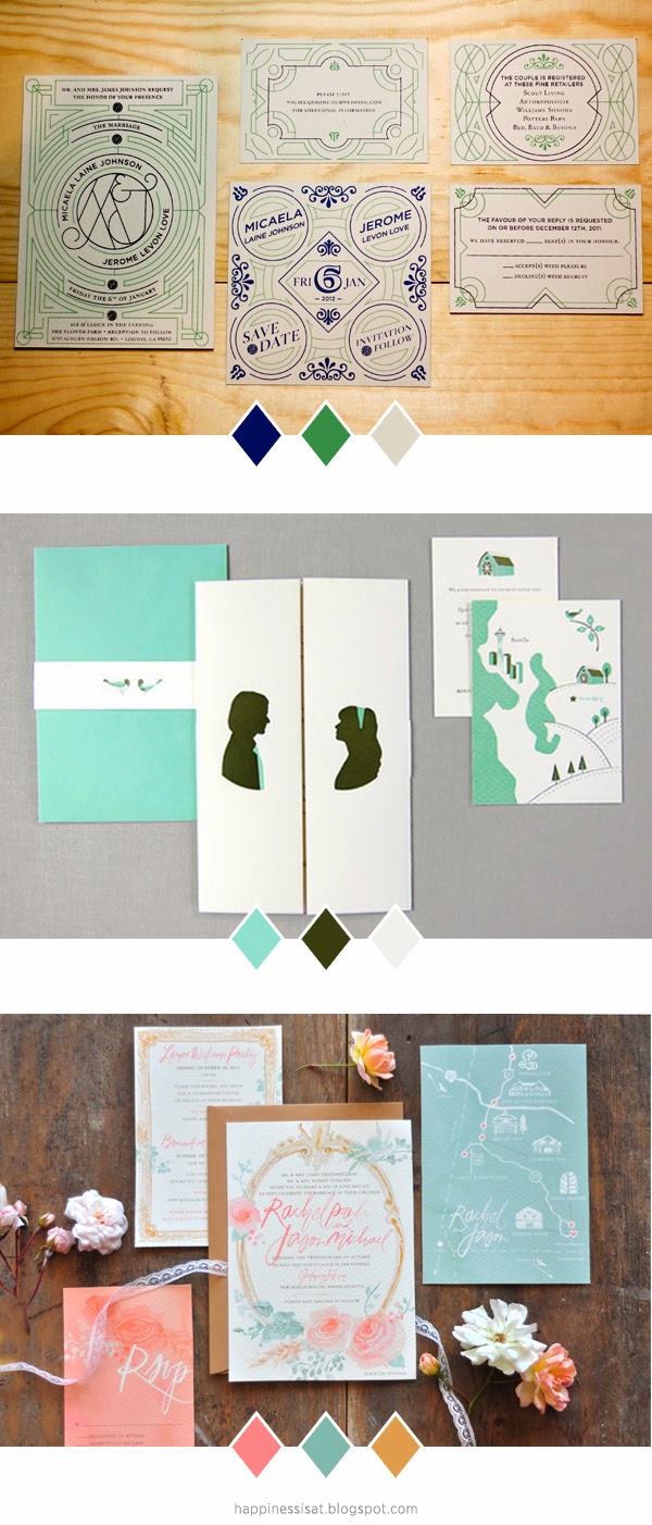 Wedding Stationery Inspiration by fathima kathrada at Happiness is...