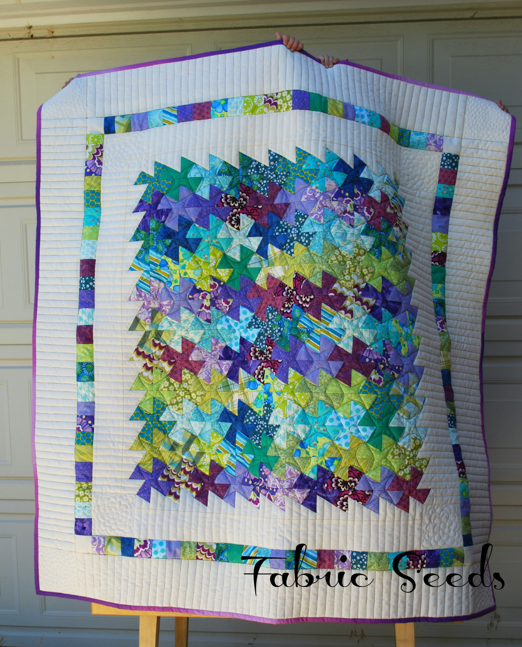 Fabric Seeds li'l twister quilt