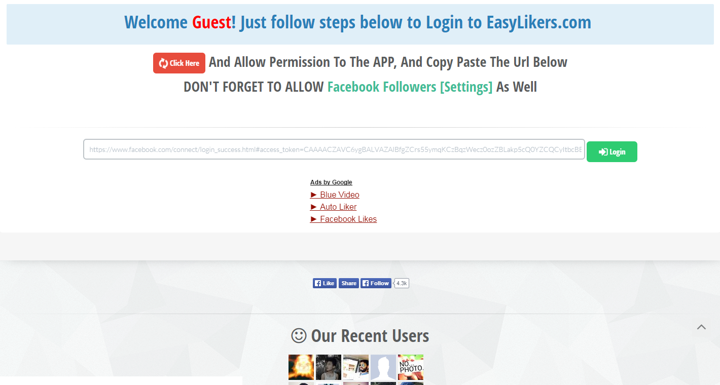 Auto like Facebook free auto liker tools