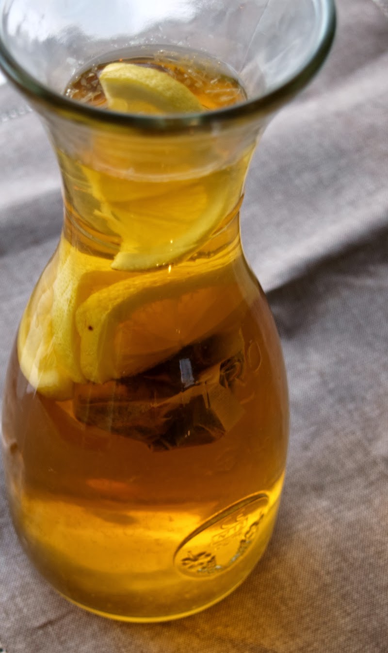 RAW, FIT & HAPPY ROOIBOS LEMON LATTE w COOL GREENS