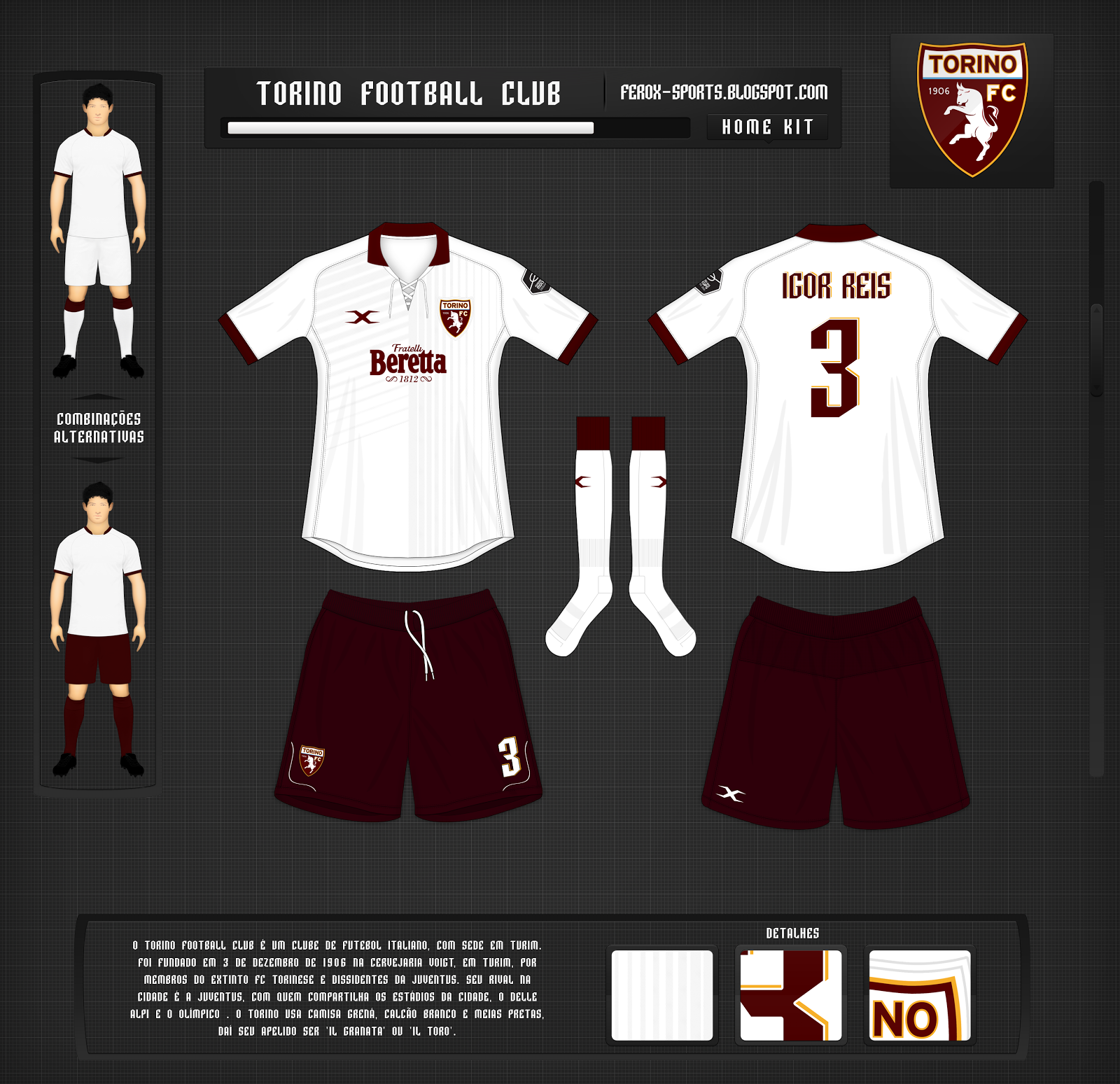 Torino Football Club Ferox Sports Design