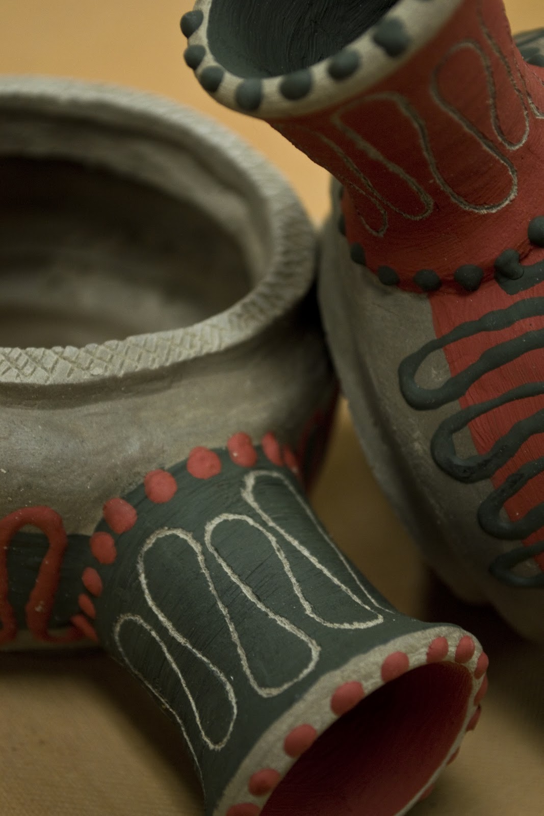 Hand Built Ceramic Drums Refining, Attaching and Throwing this Week