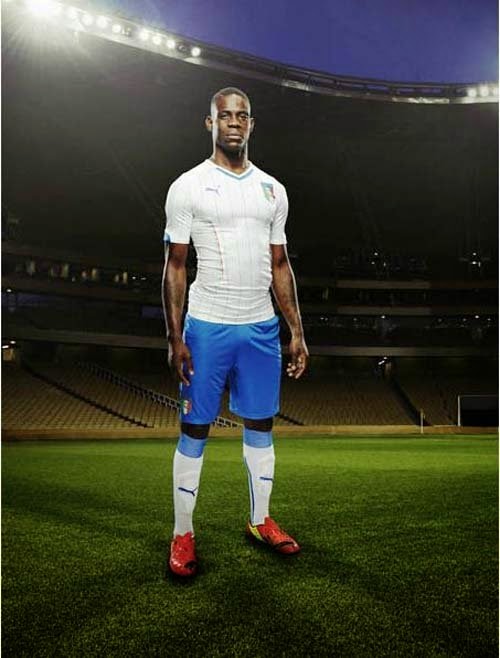 Puma released Italia Home and away kit world cup 2014