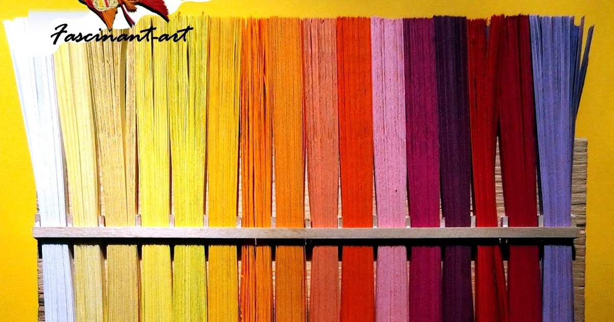 Quilling joy by Marius Paper strips storage.