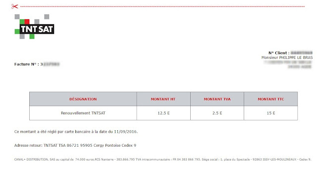 pour des raisons de sécurité ... et mon c ... en fait TNT SAT c'est gratuit mais c'est 15 € tout les 4 ans