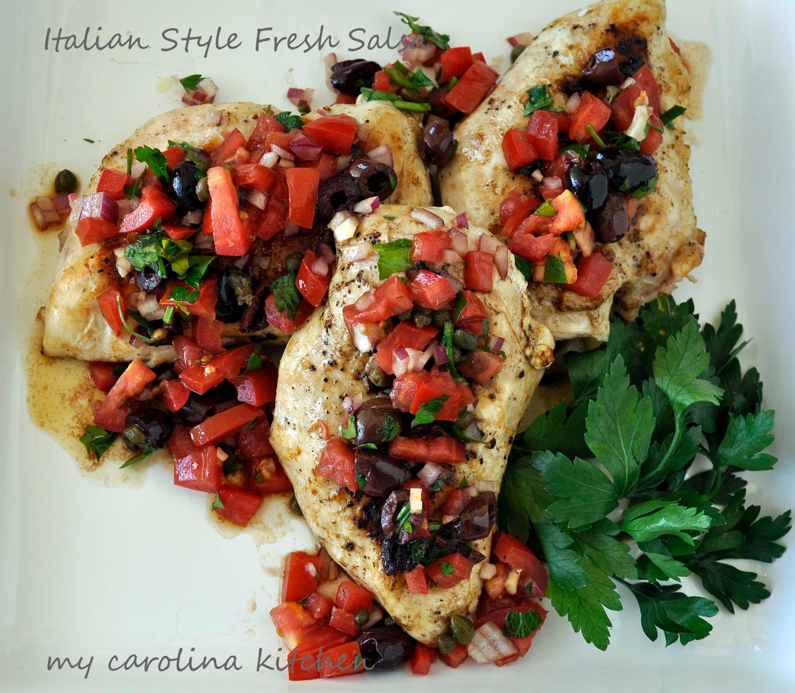 My Carolina Kitchen Italian Style Fresh Tomato Salsa One of the Best