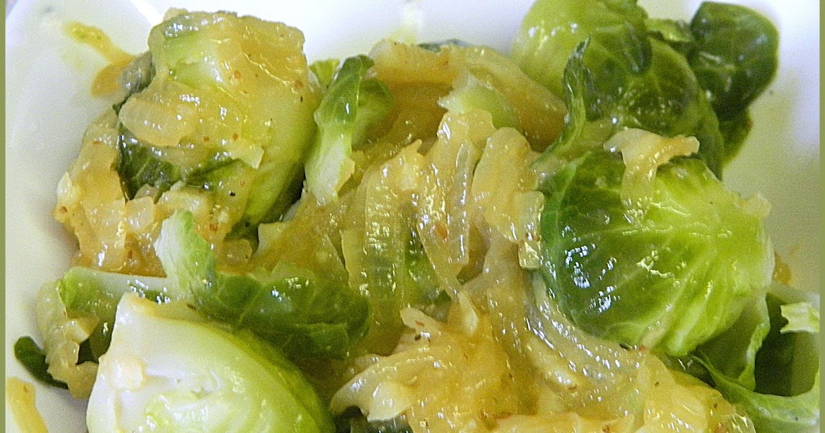 Brussels Sprouts in Onion Honey Sauce
