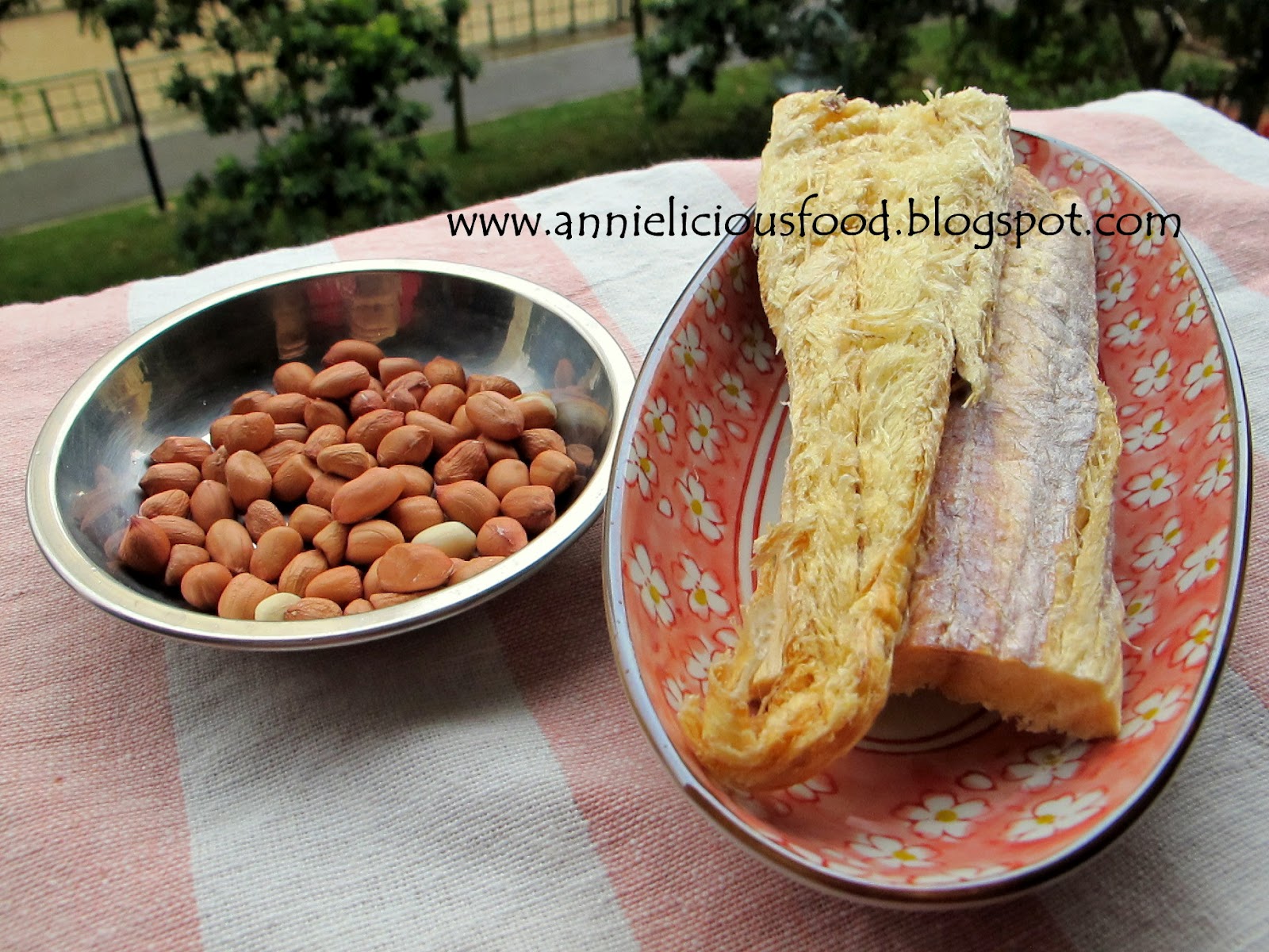 Annielicious Food Dried Fish Peanut Porridge (柴鱼花生粥)